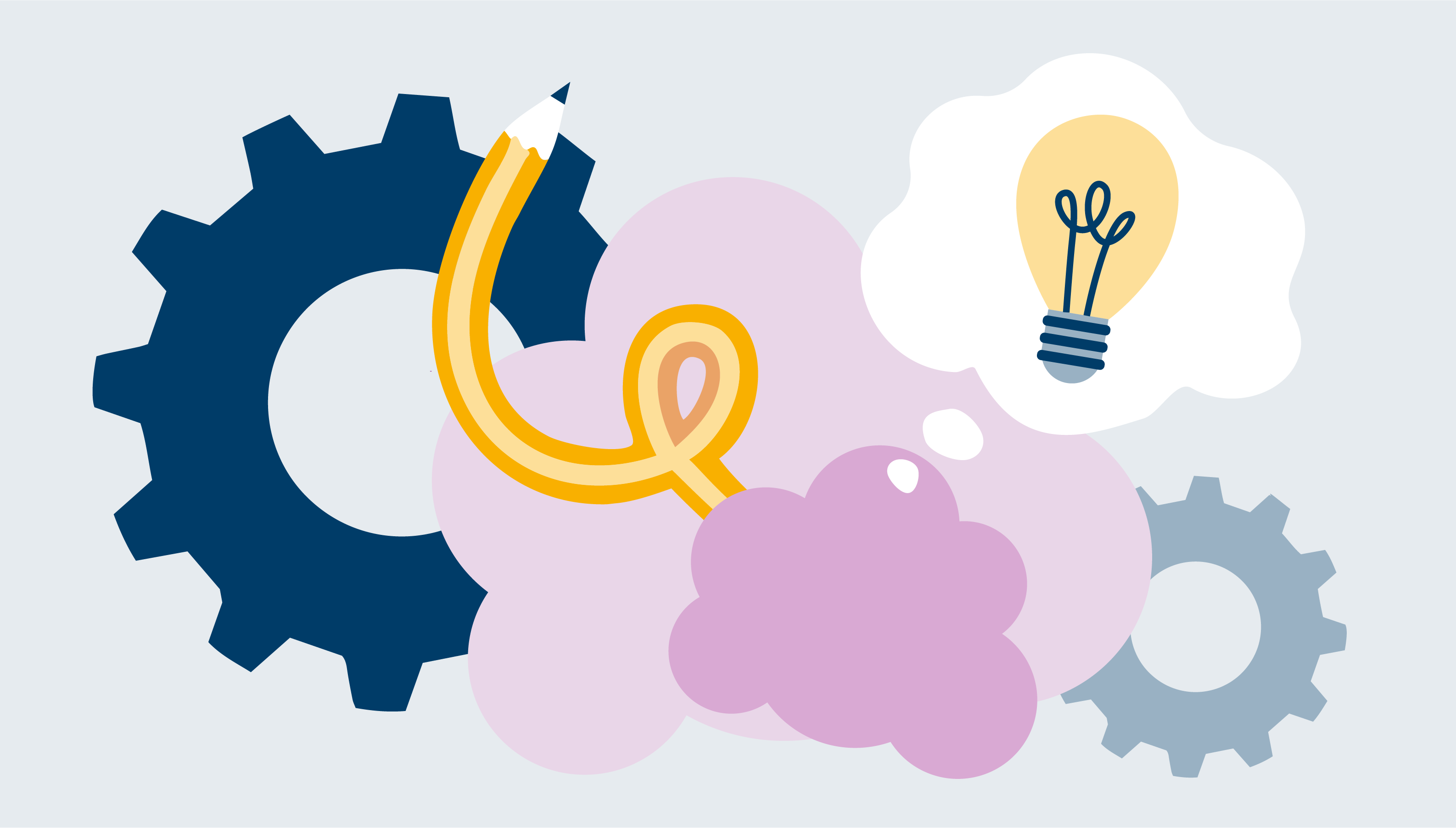 Ett kollage av illustrationer.