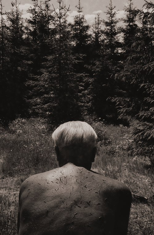 Konstnär Lars Engströms verk Man