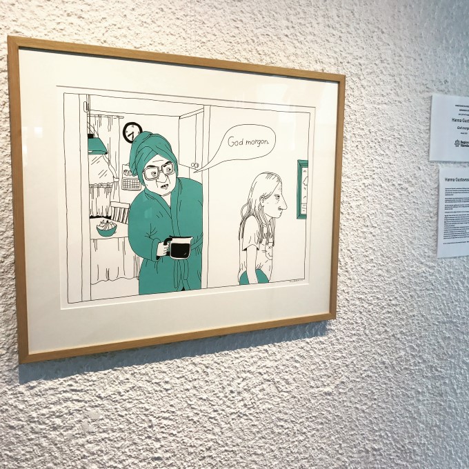 Konstnär Hanna Gustavssons verk God morgon