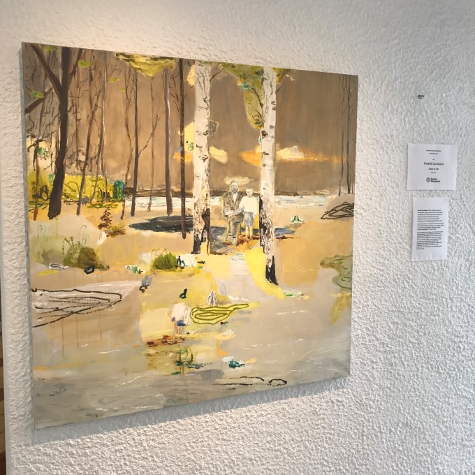 Konstnär Fredrik Sundqvists verk Tiden är vår