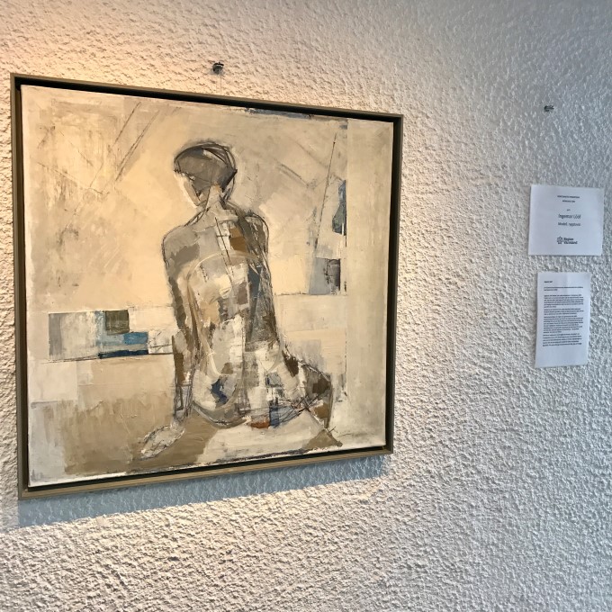 Konstnär Ingemar Lööfs verk Modell ryggtavla