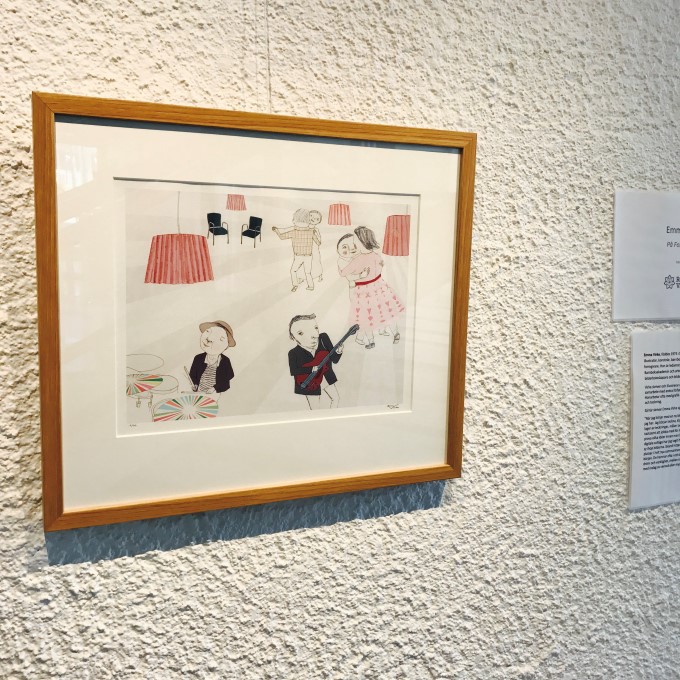 Konstnär Emma Virkes verk På Folkets hus