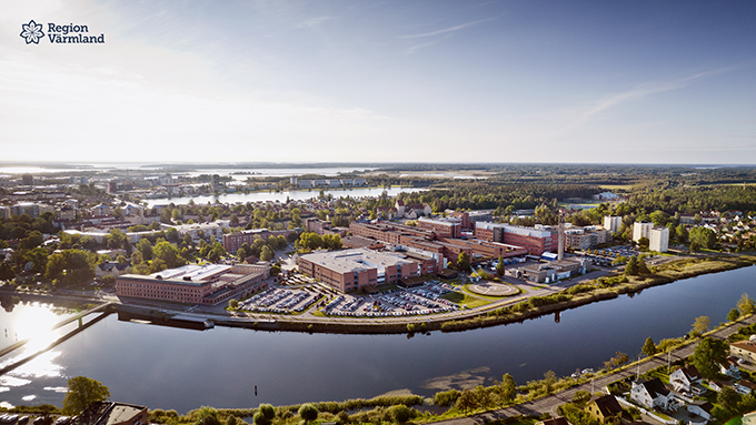 Vy över Centralsjukhuset.