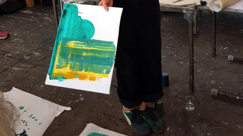 Måleriworkshop - skrapor