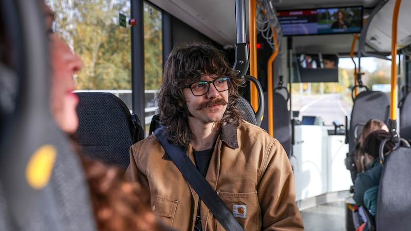 Förstärkningsbuss på linje 800 mot Karlstad går via Segmon från 2 mars
