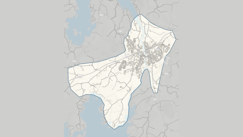 karta som visar hur polygoner ska visas