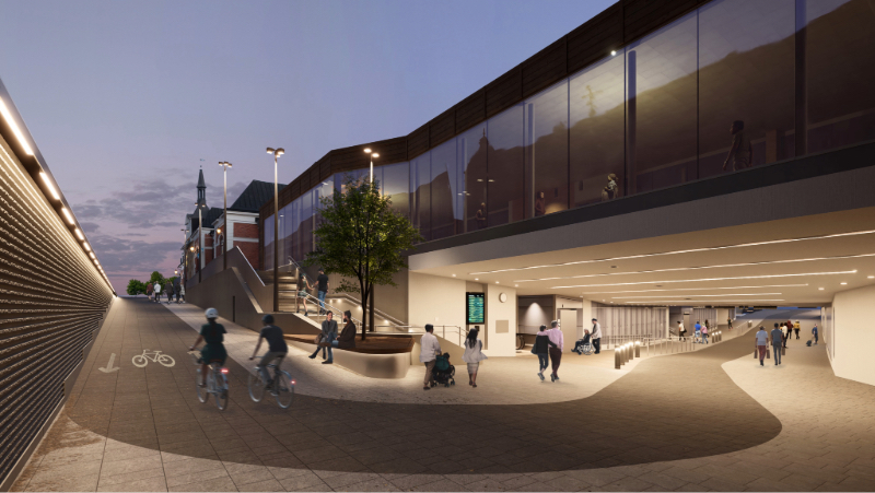 Invigning av Vikenpassagen