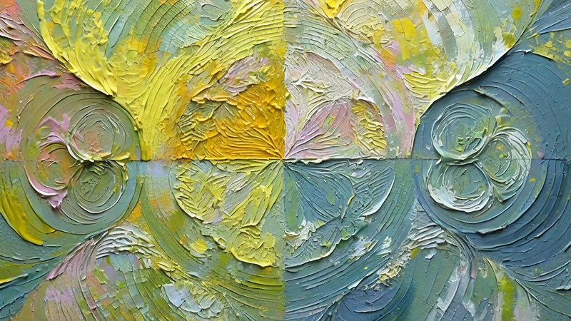 Färgpalett. AI-genererat innehåll