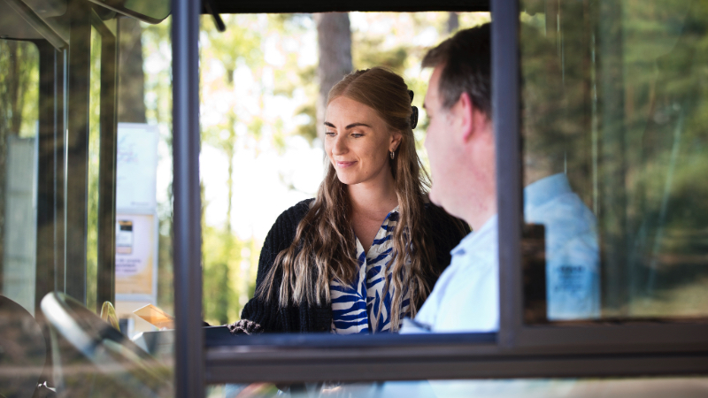 Förstärkningsbuss på linje 800 mot Karlstad går via Segmon