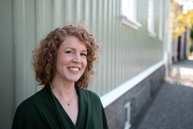 Porträttfoto på Elin Malmberg