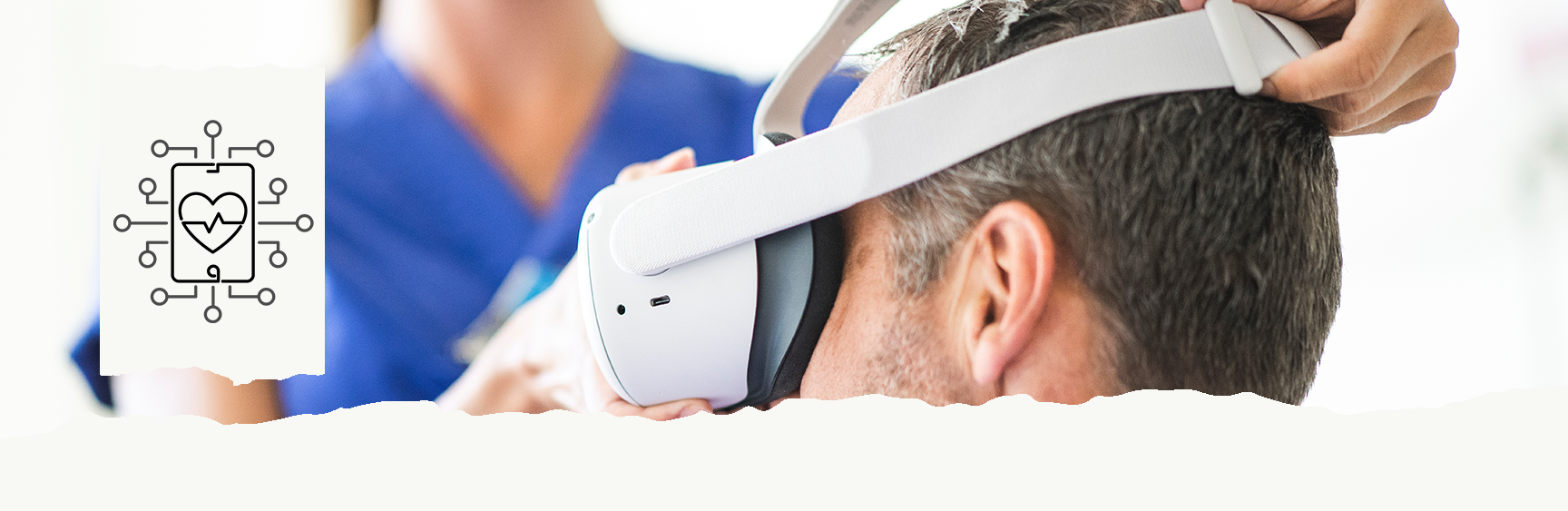 A person holding 3d glasses