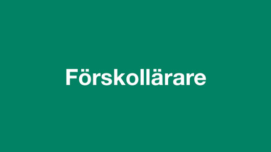 Förskollärare