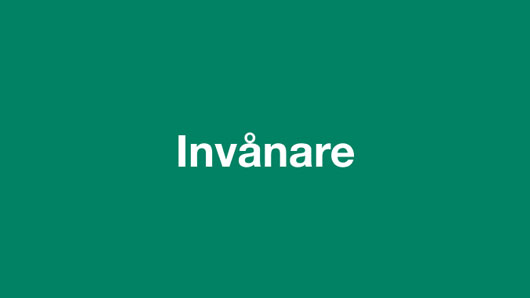 Invånare.