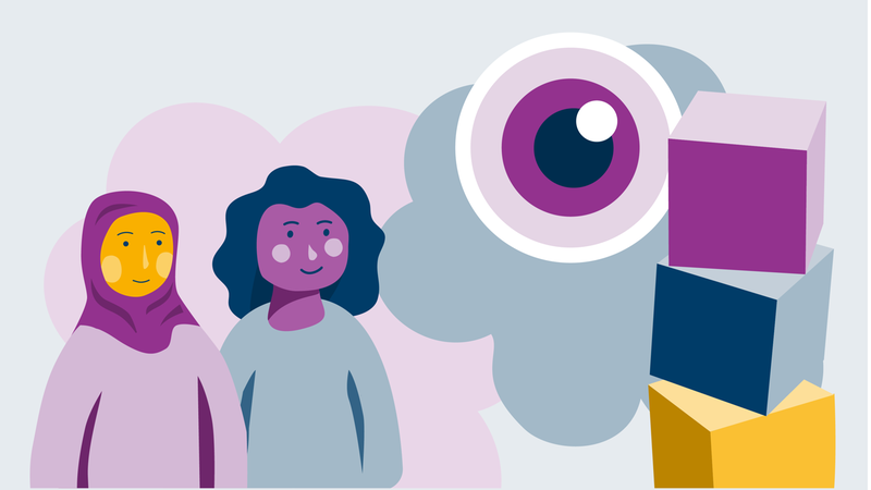 Illustration av tjänstedesign.