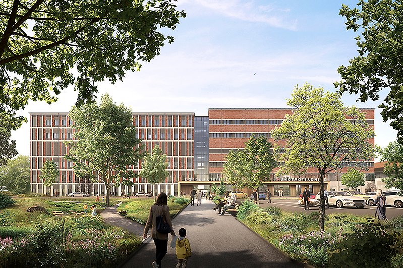 Visualisering Norra entren Nya CSK