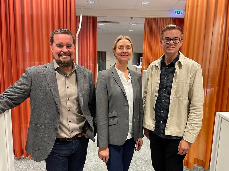 Markus, Lena och David. 