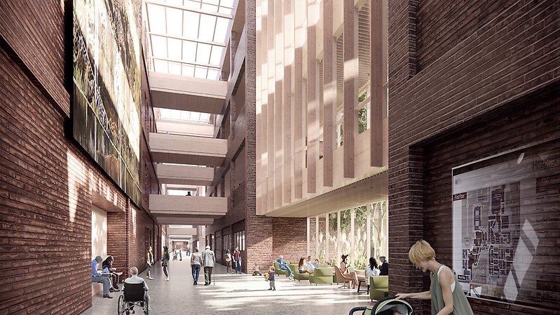 Visualisering gata i akuthuset Nya CSK